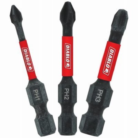 Bsc Preferred 3PC 2 Phillips Bit Set DPHV2-S3